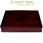 ČAJOVÉ MOŘE DŘEVĚNÉ TŘEŠEŇ 30X20X6 CM