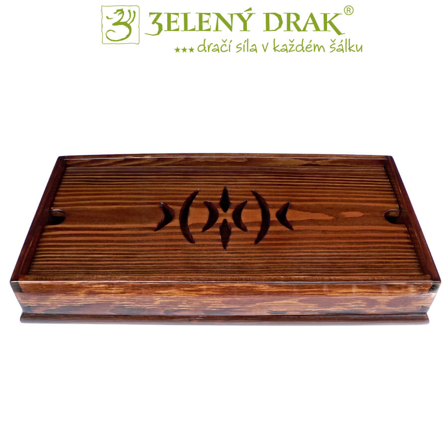 12128.jpg DŘEVĚNÉ ČAJOVÉ MOŘE 40X20X6 CM - Obrázek 1