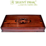 DŘEVĚNÉ ČAJOVÉ MOŘE 40X20X6 CM