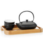 ČAJOVÁ SADA S BAMBUSOVÝM TÁCKEM
