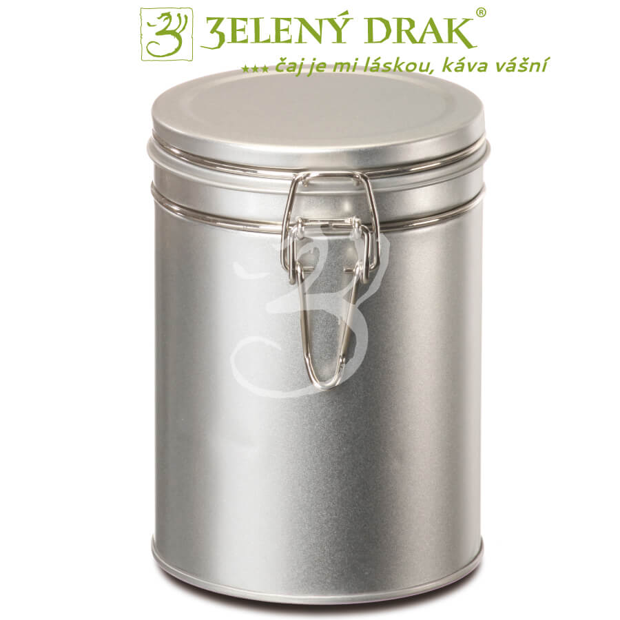 70016.jpg PLECHOVÁ DÓZA STŘÍBRNÁ - Obrázek 1