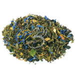 DÍVKA V MODRÉM • zelený sypaný čaj